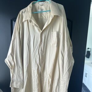 Geoffrey Beene dress shirt, cream color 22-35/36